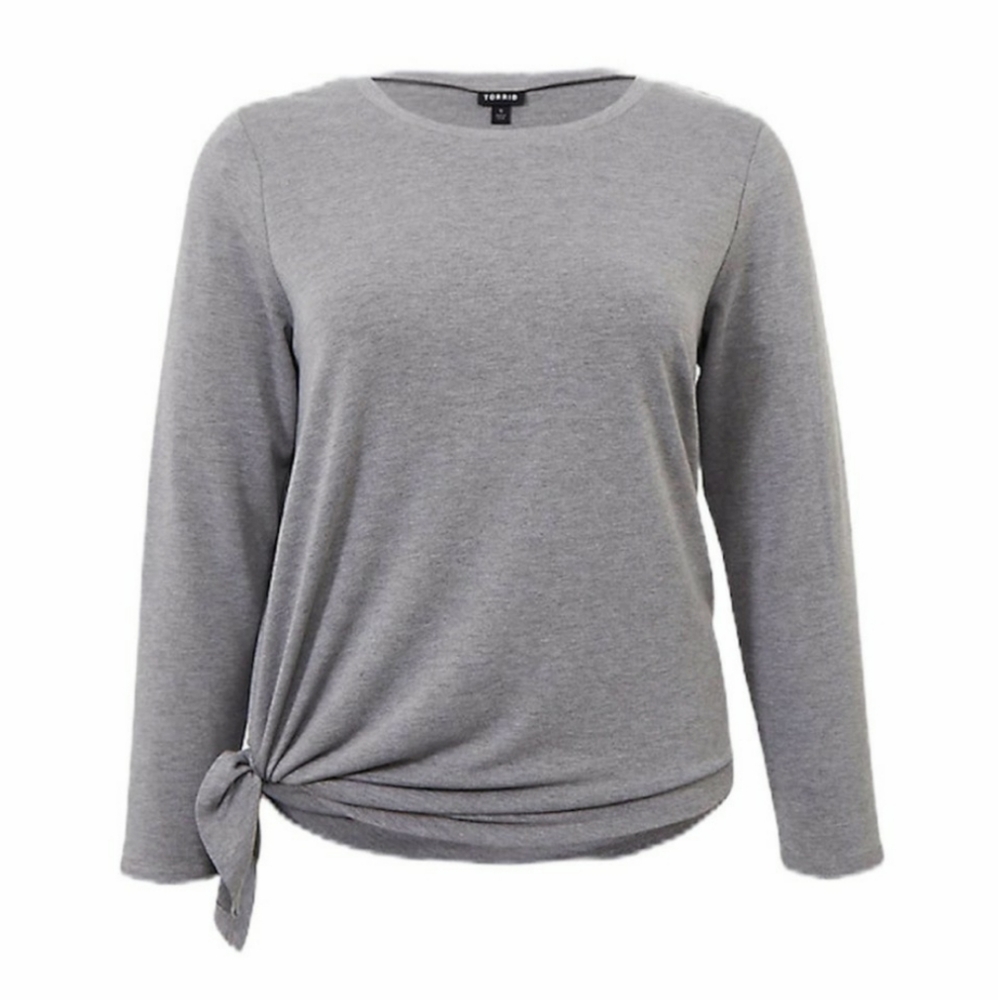 TORRID Asymmetrical Terry Active Sweatshirt